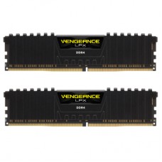 Модуль пам'яті для комп'ютера DDR4 64GB (2x32GB) 3600 MHz Vengeance LPX Black Corsair (CMK64GX4M2D3600C18)