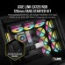 Кулер до корпусу Corsair iCUE Link QX120 RGB PWM PC Fans Starter Kit with iCUE Link System Hub (CO-9051002-WW)