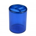 Подставка для ручек Delta by Axent Stationery glass-stand, 4 compartments, blue (D4009-02)