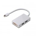 Перехідник mini DisplayPort to DisplayPort-HDMI-DV Digitus (AK-340509-002-W)