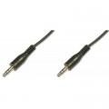 Кабель мультимедійний Jack 3.5mm M/Jack 3.5mm M 1.5m Digitus (AK-510100-015-S)