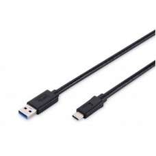 Дата кабель USB 3.0 Type-C to AM 1.0m Digitus (AK-300136-010-S)