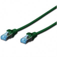 Патч-корд Digitus 1м, cat.5e, SF-UTP, AWG 26/7, green (DK-1531-010/G)