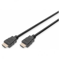 Кабель мультимедийный HDMI to HDMI 1.0m UHD 4K Digitus (AK-330107-010-S)