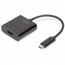 Перехідник USB-C to HDMI UHD 4K, M/F, 0.15 m Digitus (DA-70852)