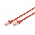 Патч-корд 1м, CAT 6 S-FTP, AWG 27/7, LSZH, red Digitus (DK-1644-010/R)