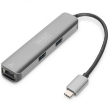 Концентратор Digitus USB-C 5 Port (DA-70892)