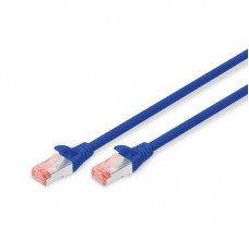 Патч-корд 10м, CAT 6 S-FTP, AWG 27/7, LSZH, blue Digitus (DK-1644-100/B)