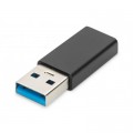 Переходник USB-A to USB-C (M/F) 3A 5GB ver.3.0 Digitus (AK-300524-000-S)