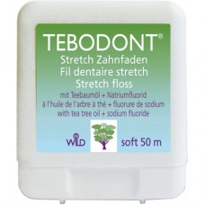 Зубна нитка Dr. Wild Tebodont-F з маcлом чайного дерева і фторидом 50 м (7611841350006)