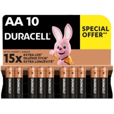 Батарейка Duracell AA лужні 10 шт. в упаковці (5002508/5006461)