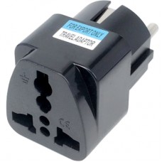 Перехідник US/UK/AU to EU Dynamode (EU Adapter black)