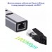 Адаптер USB 3.0 Type-C/Type-A to RJ45 Gigabit Lan, 3*USB 3.0, cable 13 cm Dynamode (DM-AD-GLAN-U3)