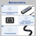 Адаптер USB 3.0 Type-C/Type-A to RJ45 Gigabit Lan, 3*USB 3.0, cable 13 cm Dynamode (DM-AD-GLAN-U3)