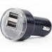 Зарядний пристрій EnerGenie USB 2.1A black (EG-U2C2A-CAR-02)