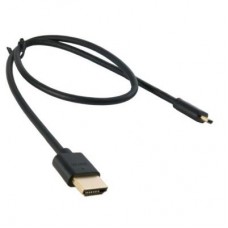 Кабель мультимедийный micro HDMI to HDMI 0.5m Extradigital (KBD1678)