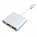 Порт-репликатор Extradigital USB Type-C to HDMI/USB 3.0/Type-C (0.15m) (KBH1691)