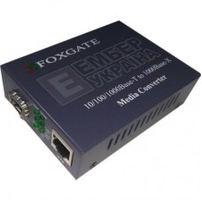 Медіаконвертер FoxGate 10/100/1000Base-T RJ45 to 1000Base-SX/LX SFP slot (EC-SFP1000-FE/GE)