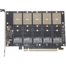 Контролер Frime PCI-E-5xM.2 (B Key) WCH382L (ECF-PCIEtoSSD010)