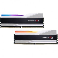 Модуль пам'яті для комп'ютера DDR5 32GB (2x16GB) 6000 MHz Trident Z5 RGB Silver G.Skill (F5-6000J3238F16GX2-TZ5RS)