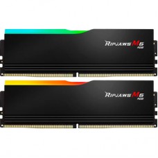 Модуль памяти для компьютера DDR5 32GB (2x16GB) 5200 MHz Ripjaws M5 RGB Matte Black G.Skill (F5-5200J4040A16GX2-RM5RK)