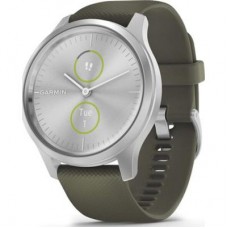 Смарт-годинник Garmin vivomove Style, Silver, Moss, Silicone (010-02240-21)