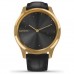 Смарт-часы Garmin vivomove Luxe, Pure Gold-Black, Leather, (010-02241-22)