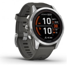 Смарт-часы Garmin fenix 7S Pro Solar, Glass, SS w/Graphite band, GPS (010-02776-01)