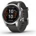 Смарт-годинник Garmin fenix 7S Pro Solar, Glass, SS w/Graphite band, GPS (010-02776-01)