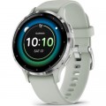 Смарт-часы Garmin Venu 3S, Sage Gray + Passivated, GPS (010-02785-01)