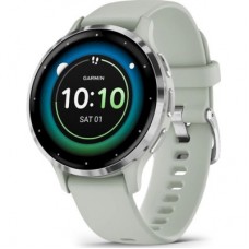 Смарт-часы Garmin Venu 3S, Sage Gray + Passivated, GPS (010-02785-01)