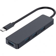 Концентратор Gembird USB-C UHB-U3P4-01 4 ports USB 3.1 (UHB-CM-U3P4-01)