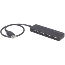 Концентратор Gembird USB 2.0 4 ports black (UHB-U2P4-06)