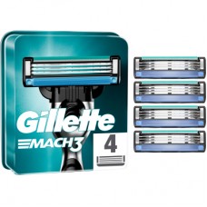 Сменные кассеты Gillette Mach3 4 шт. (3014260243531)