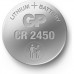 Батарейка Gp CR2450 Lithium 3.0V * 1 (відривається) (CR2450-8U5 / 4891199063954)