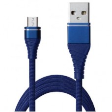 Дата кабель USB 2.0 AM to Micro 5P 1.2m 2A Blue Grand-X (NM012BL)