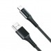 Дата кабель USB 2.0 AM to Type-C 1.2m Black Grand-X (FC-12B)