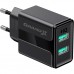 Зарядное устройство Grand-X CH-15T 5V 2,1A USB Black + cable USB -> Type C, Cu, 4A, TPE (CH-15T)