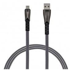 Дата кабель USB 2.0 AM to Micro 5P 1.0m black Grand-X (FM09)