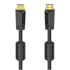 Кабель мультимедийный HDMI to HDMI 10.0m 4K Ethernet Gold Black Hama (00205009)