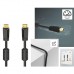 Кабель мультимедийный HDMI to HDMI 10.0m 4K Ethernet Gold Black Hama (00205009)