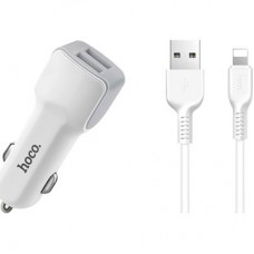 Зарядний пристрій HOCO Z23 2xUSB White (6957531078012)