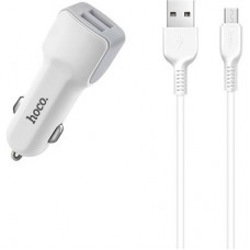 Зарядний пристрій HOCO Z23 2xUSB White (6957531078029)