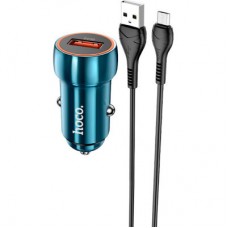 Зарядний пристрій HOCO Z46 USB Sapphire Blue (6931474770301)