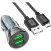 Зарядний пристрій HOCO Z47 Transparent Discovery Edition 2xUSB Black (6931474782236)