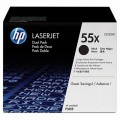 Картридж HP LJ  55XD P3015 series black(max) DUAL PACK (CE255XD)