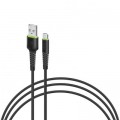 Дата кабель USB 2.0 AM to Type-C 1.2m CBFLEXT1 black Intaleo (1283126487484)