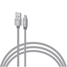 Дата кабель USB 2.0 AM to Micro 5P 1.0m CBGNYM1 grey Intaleo (1283126477676)