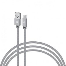 Дата кабель USB 2.0 AM to Micro 5P 2.0m CBGNYM2 grey Intaleo (1283126477683)