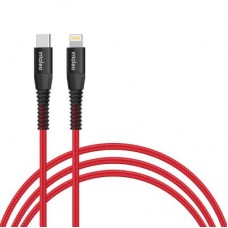 Дата кабель USB-C to Lightning 18W 1,2m CBRNYTL1 red Intaleo (1283126504129)